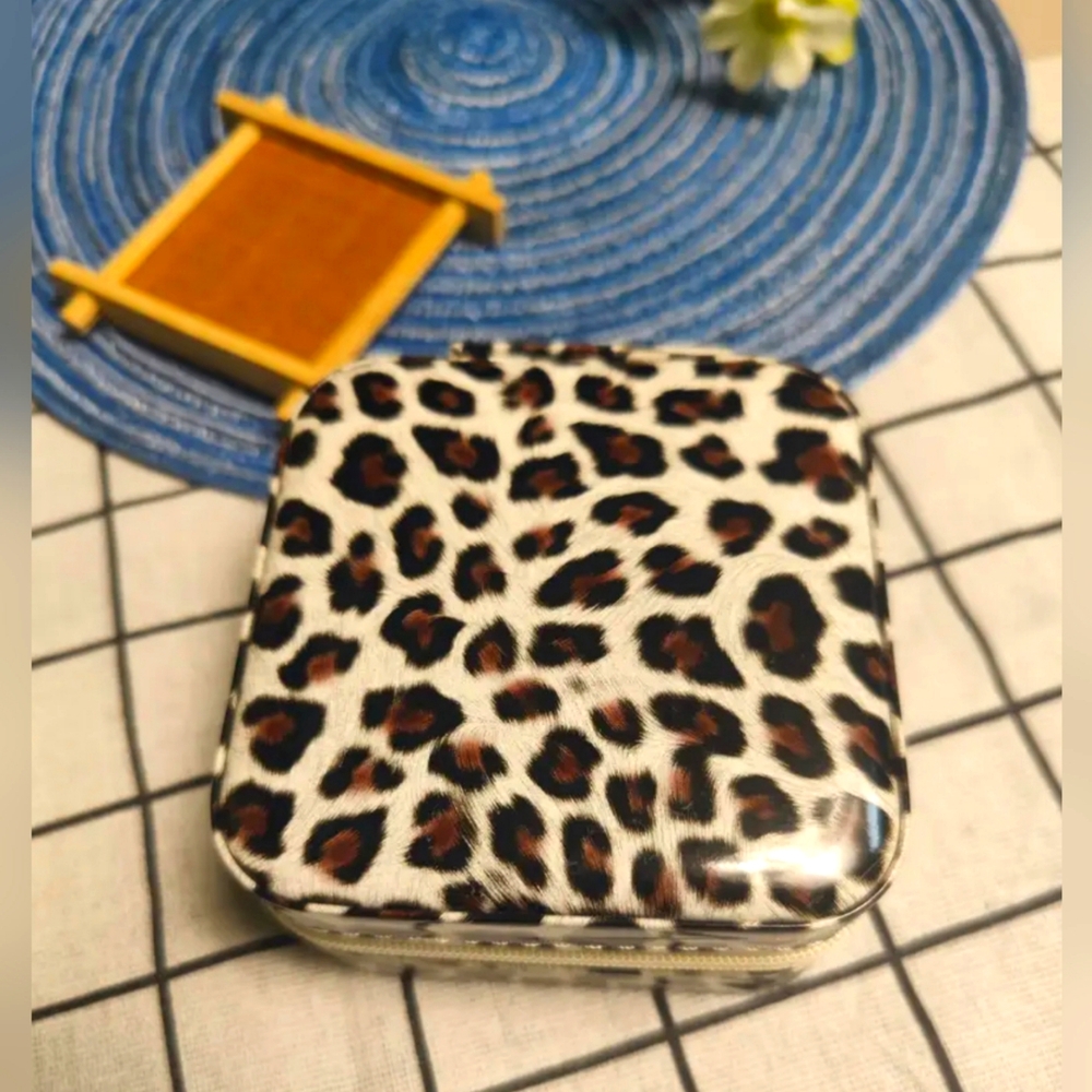 - Leopard Mini Travel Jewelry Box - New